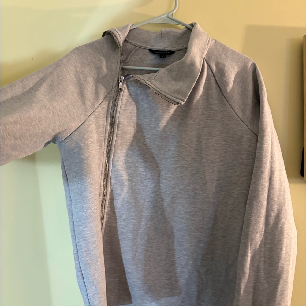 Banana Republic Gray Cowl Neck Sweater